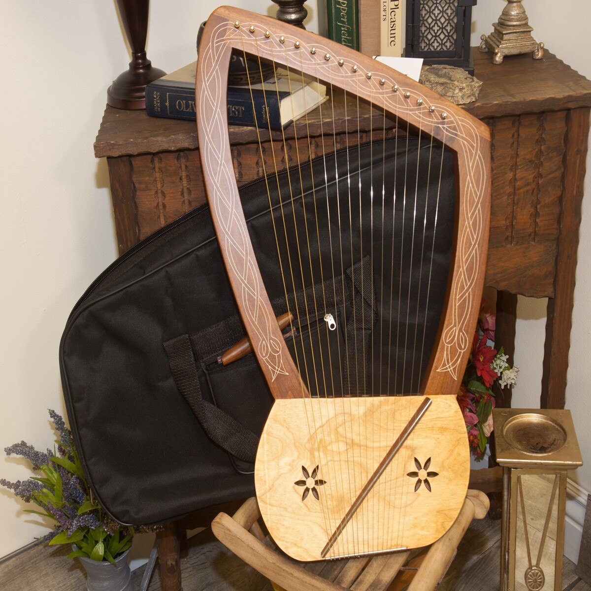 Roosebeck Lyre Harp 16-String - www.ensoulmusic.com